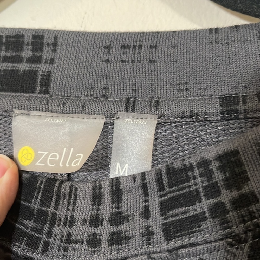 Zella Grey Crew Pullover Sweatshirt - Picture 2 of 5